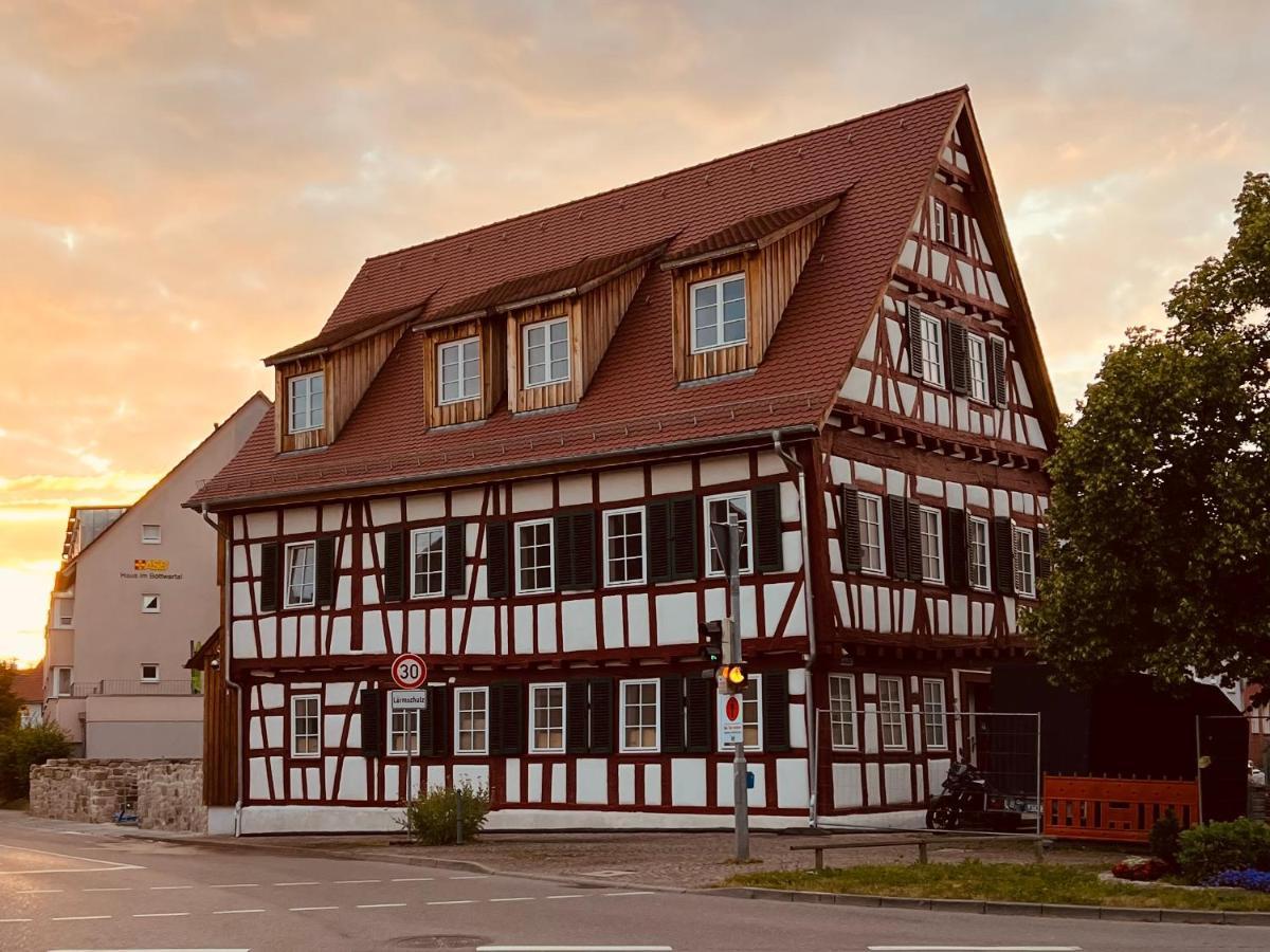 Hotel Rose Boardinghouse 24H-7D Self Check-In Automat Grossbottwar Exterior foto
